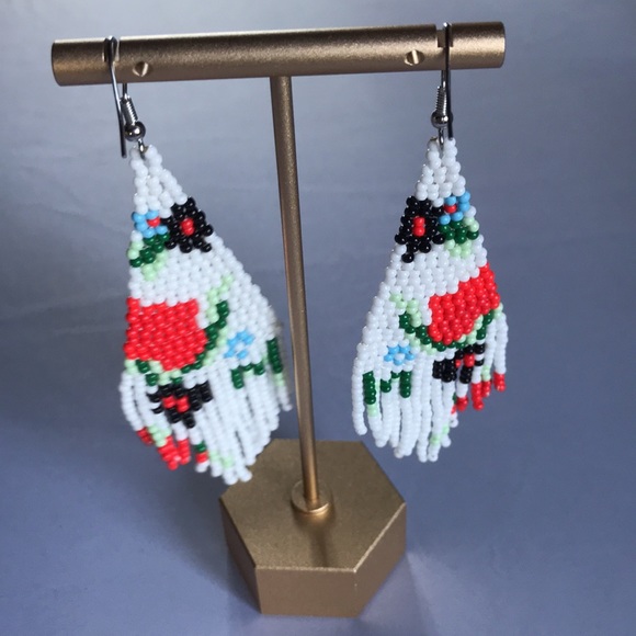 New! Beaded Drop Earrings - Picture 5 of 13